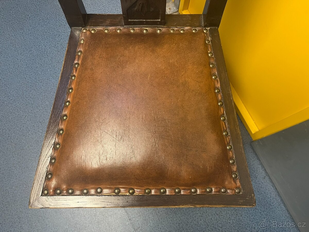 3 kusy rustikálních židlí - 2