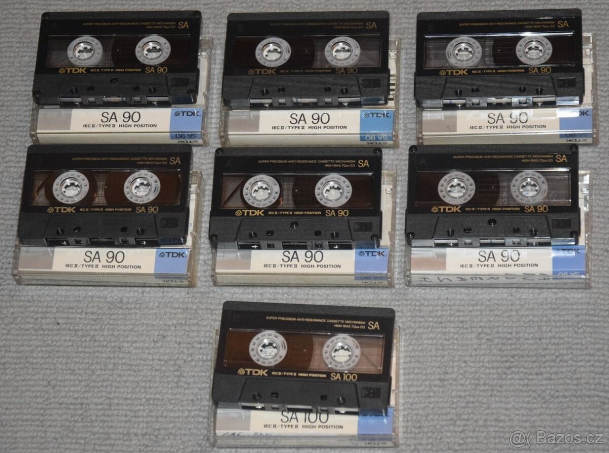 TDK SA 100 a 90min, typ II CrO2, 7ks - 2