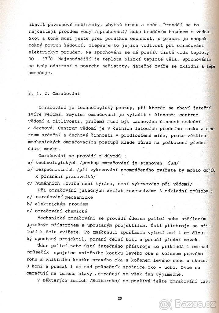 učebnice Technologie (Zpracování masa) - 2