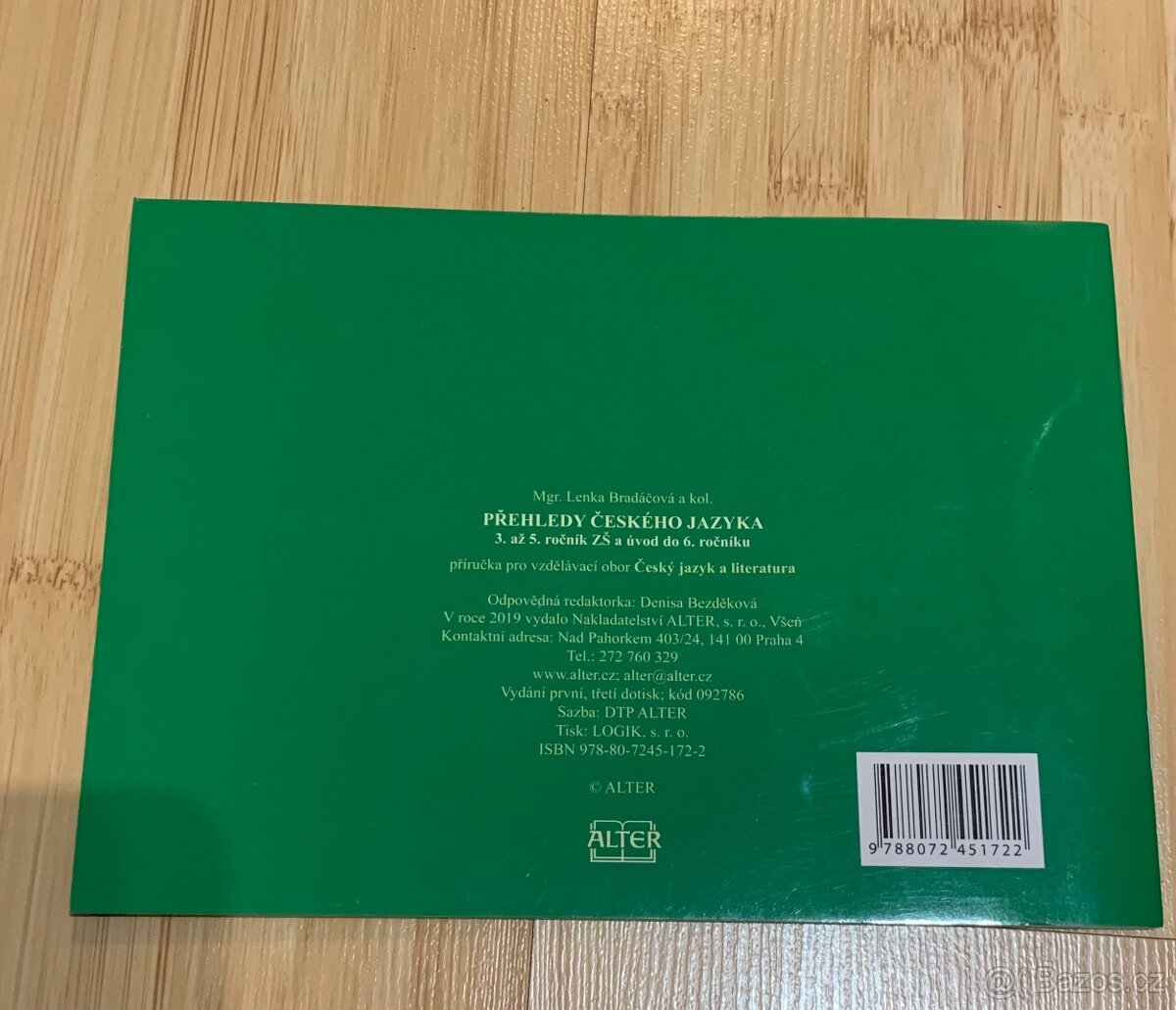 Přehledy českého jazyka 3.-5. ročník ZŠ a úvod do 6.ročníku - 2