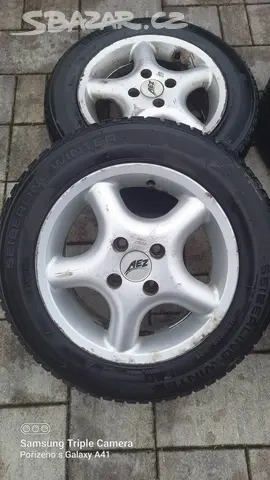 Alu kola a zimní pneu 14" - 2