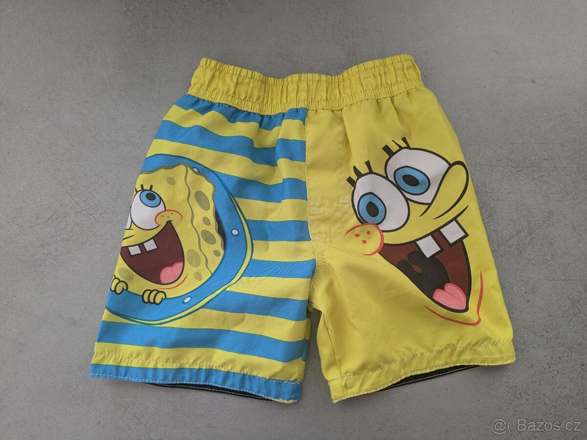 Plavky, kraťasy Spongebob - vel 92 - 2