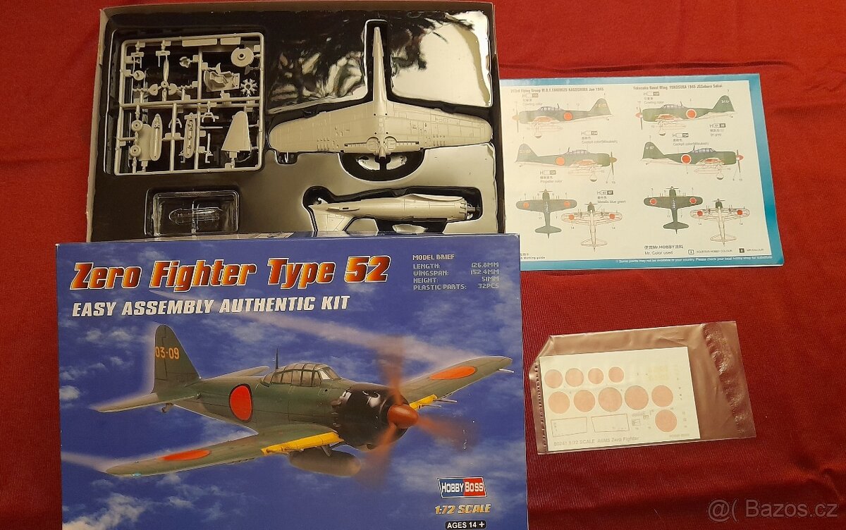 Model letadla II.světová válka: ZERO Fighter 52 - 2