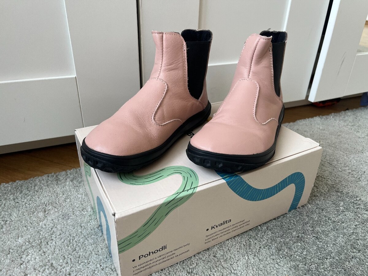 Dětské barefoot zimní boty Jonap, vel. 33 - NOVÉ - 2