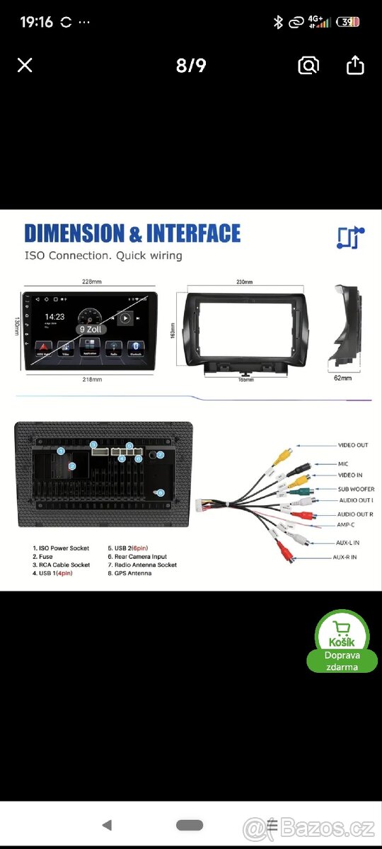 Android rádio 2 din - 2