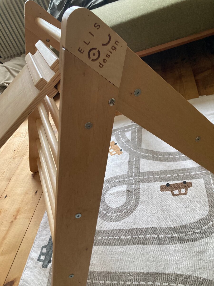 ELIS Design Piklerův trojúhelník + oboustranná skluzavka - 2