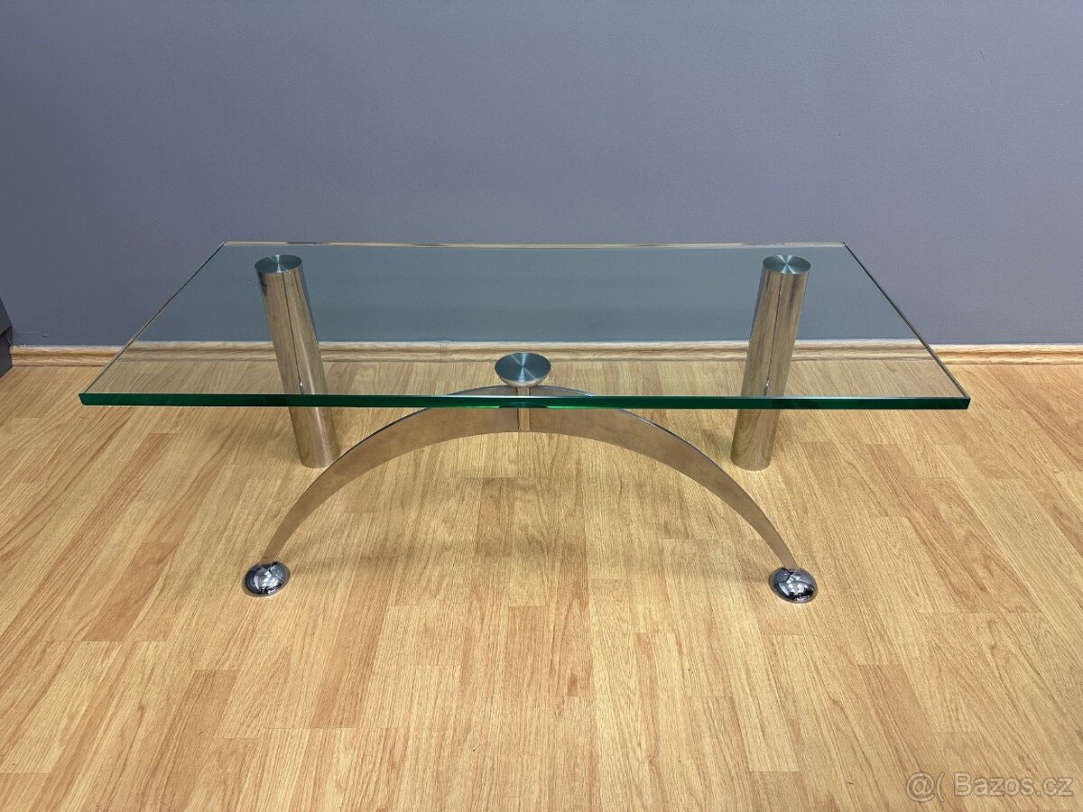 Designový skleněný konferenční stůl - 2