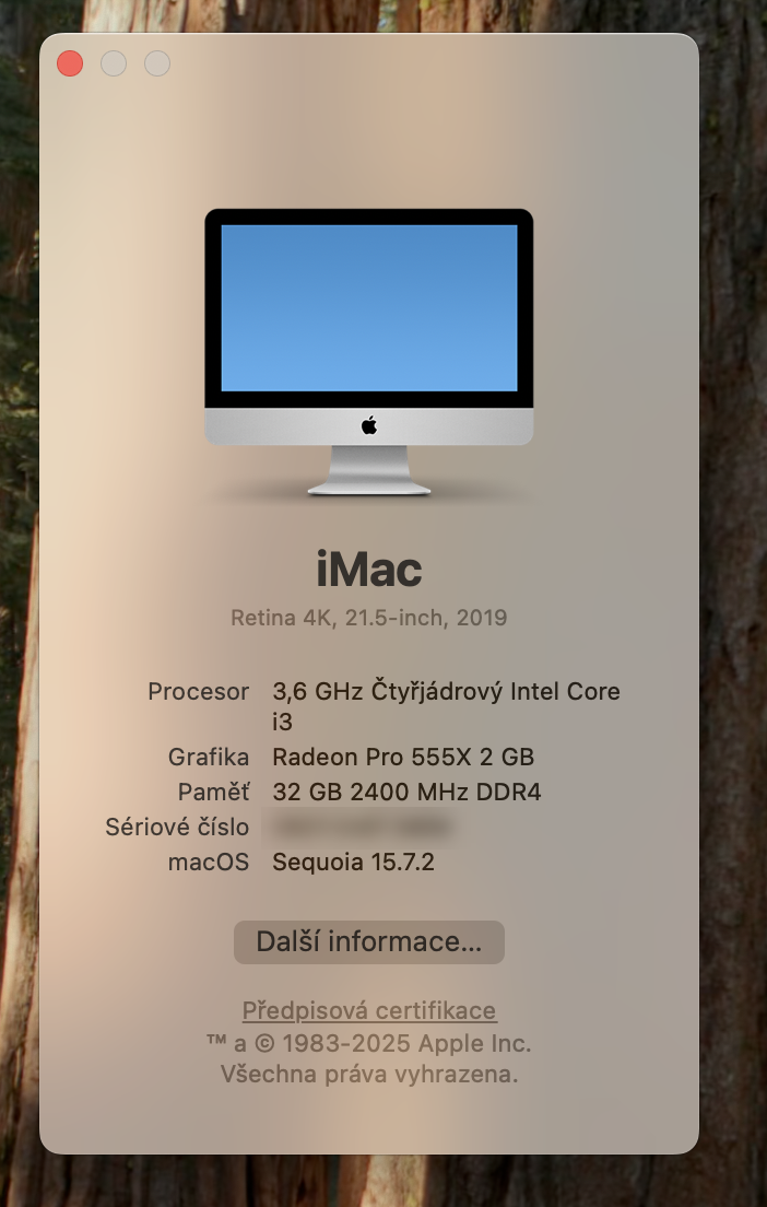iMac 21,5” 2019 4K, 32 GB RAM, 2TB SSD, kompletní balení - 2