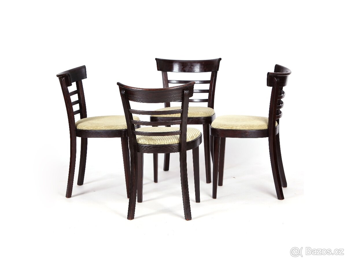 4x kvalitní jídelní židle THONET- - 2