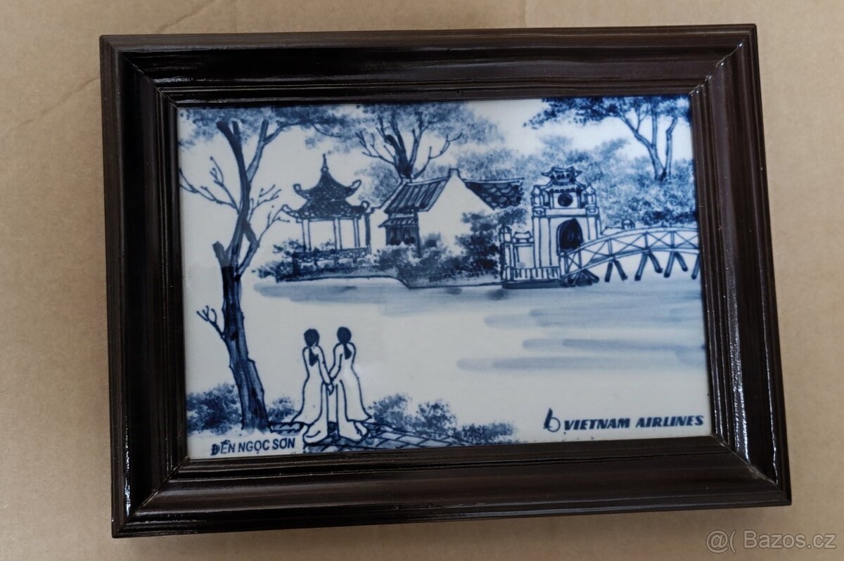 Porcelánový obrázek Vietnam – Đền Ngọc Sơn | Vietnam Airline - 2