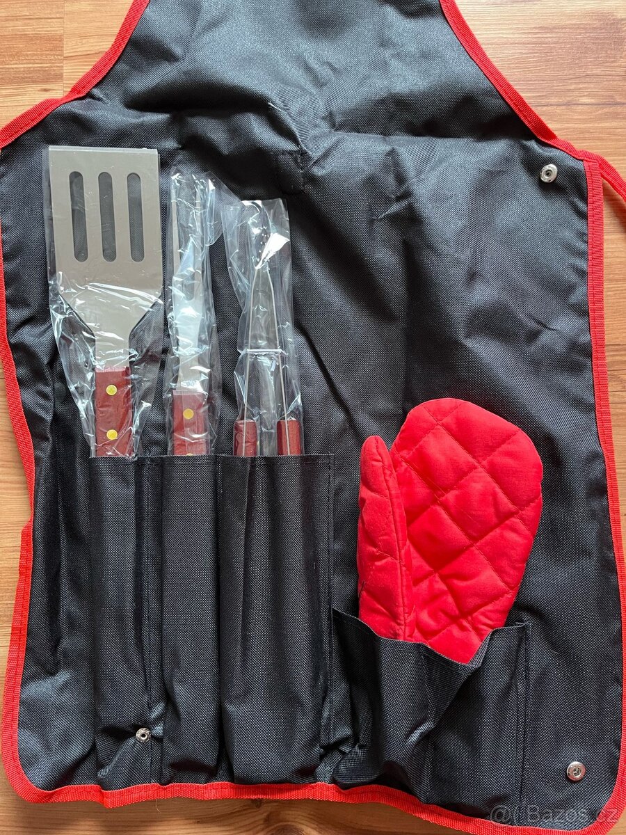 BBQ set, černá. Nové - 2