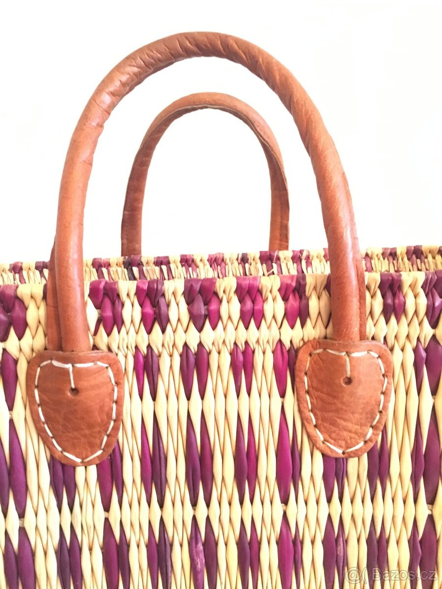 Taška / Proutěný koš - Ruční výroba - NOVÝ - 2