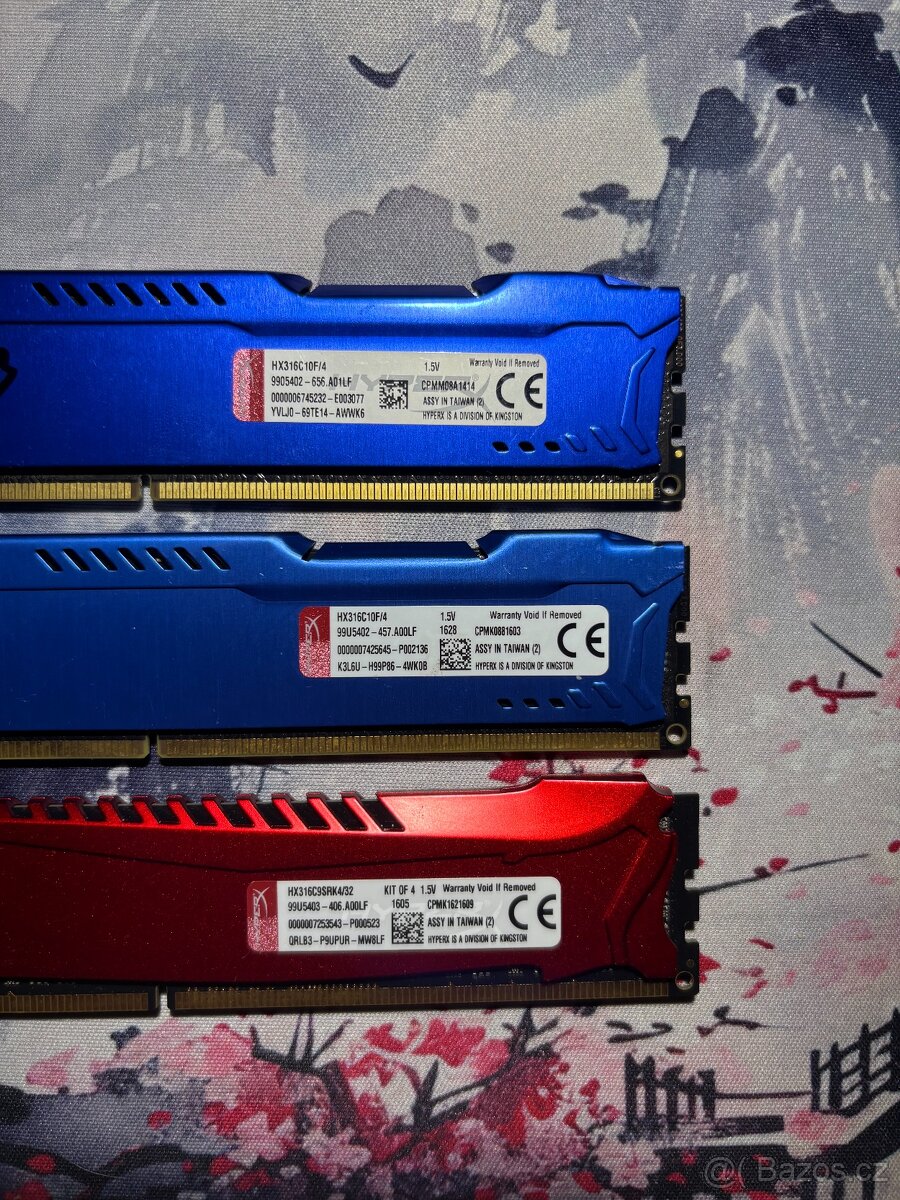 HyperX Savage DDR3 8 GB + HyperX Fury DDR3 2x 4 GB - 2