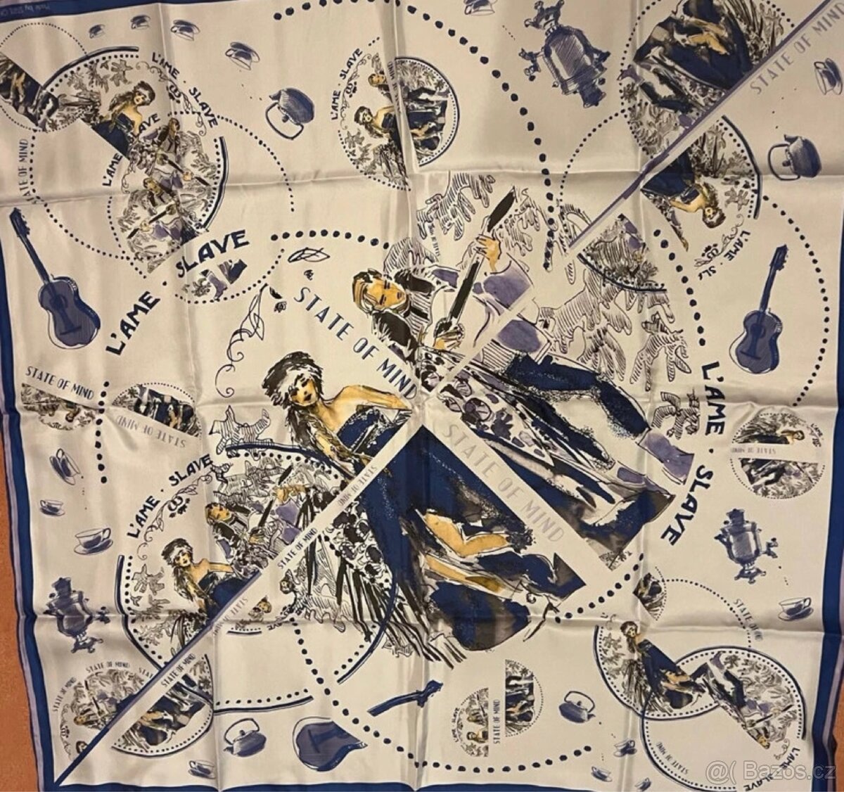 Hedvábný šátek State of mind - 2