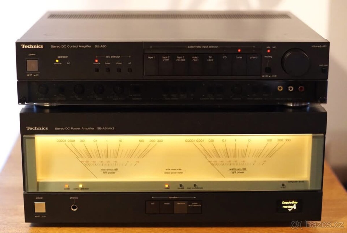 TECHNICS koncový zesilovač a předzesilovač - 2