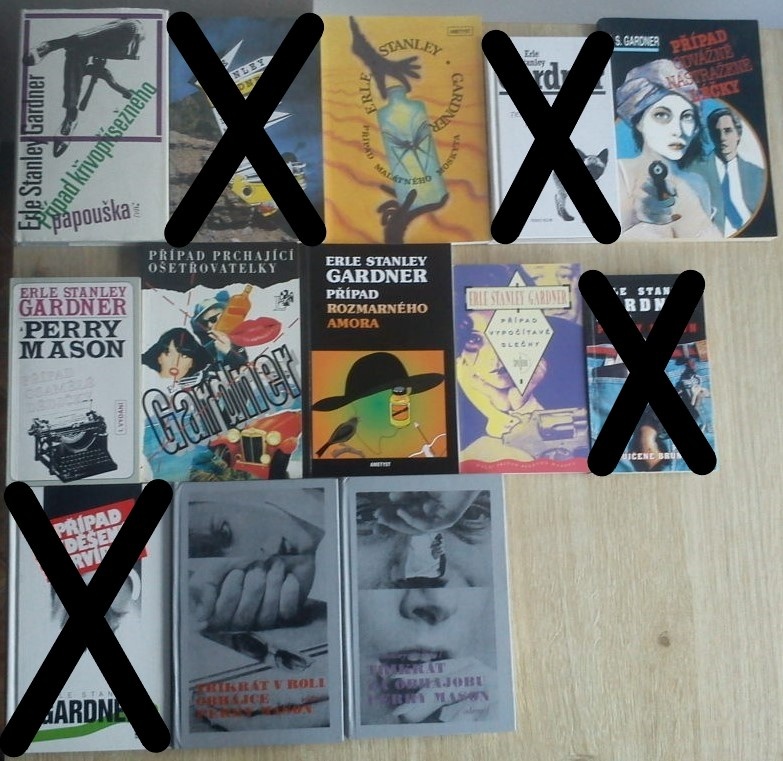 Sbírka knih Stanley Erle Gardnera ( Perry Mason ) - 2