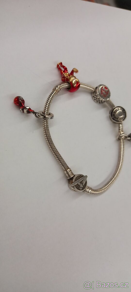 Stříbrný náramek Pandora Marvel - 2