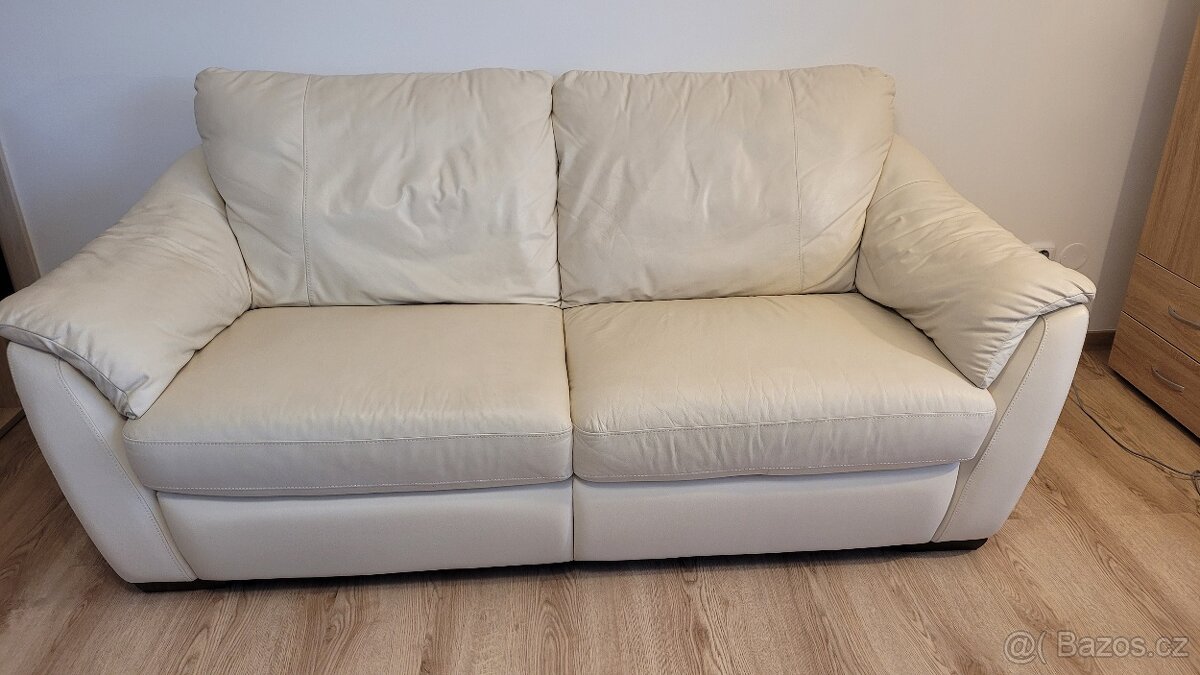 kožená dvoumístná sedačka - 2