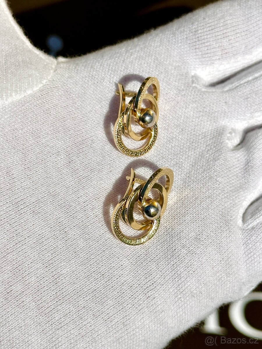 Zlaté náušnice 3,40g - 2