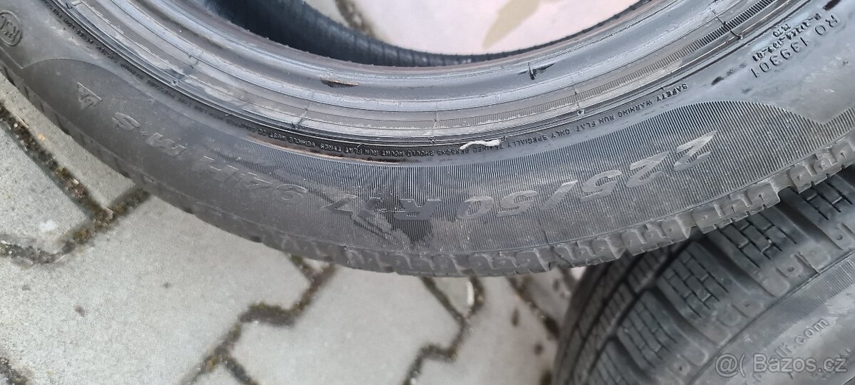 Zimní pneu Pirelli 225/50 R17 (Run Flat) – Sada 4ks - 2
