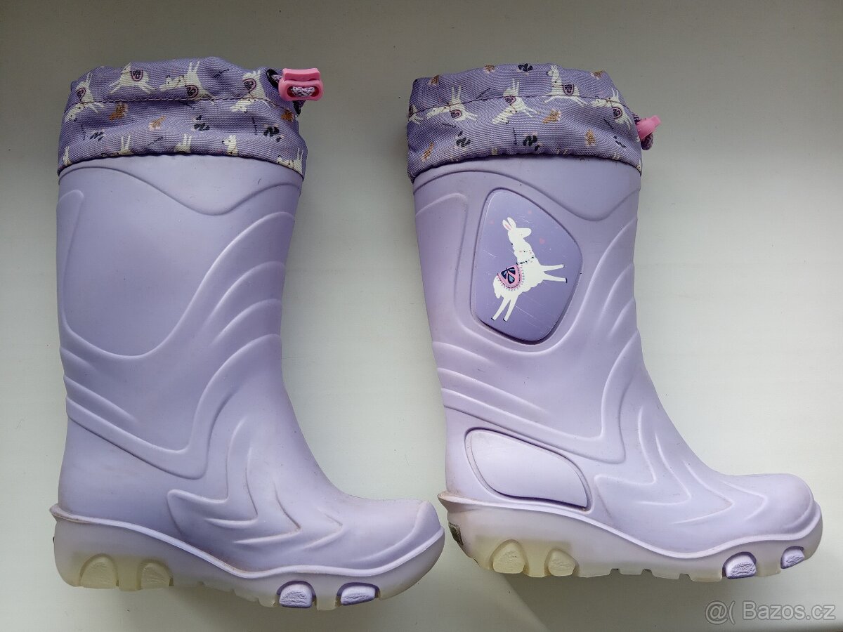 Blikající gumáky vel. 24/25 - 2