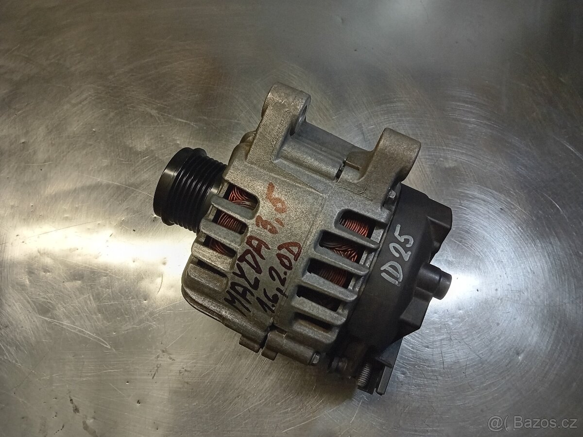 Mazda 3, 5 1.6, 1.8, 2.0 alternátory a startery - 2