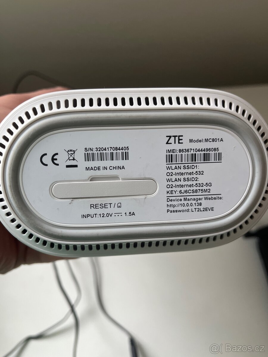 Wifi router O2 ZTE MC801a - 2