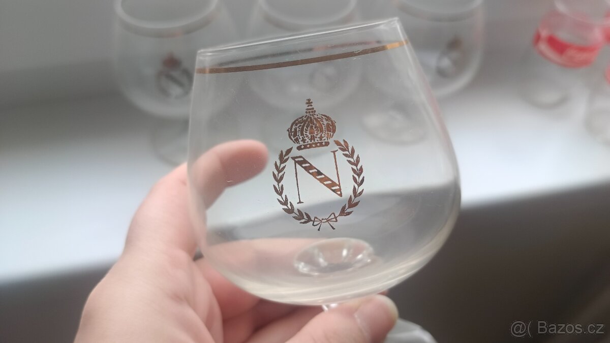 4 Sklenice na koňak/brandy Napoleonka - 2