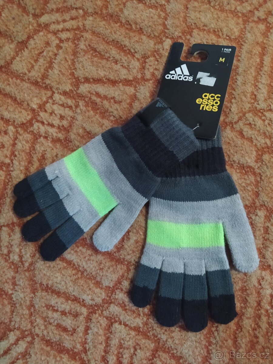 Pletené rukavice Adidas vel. M - 2
