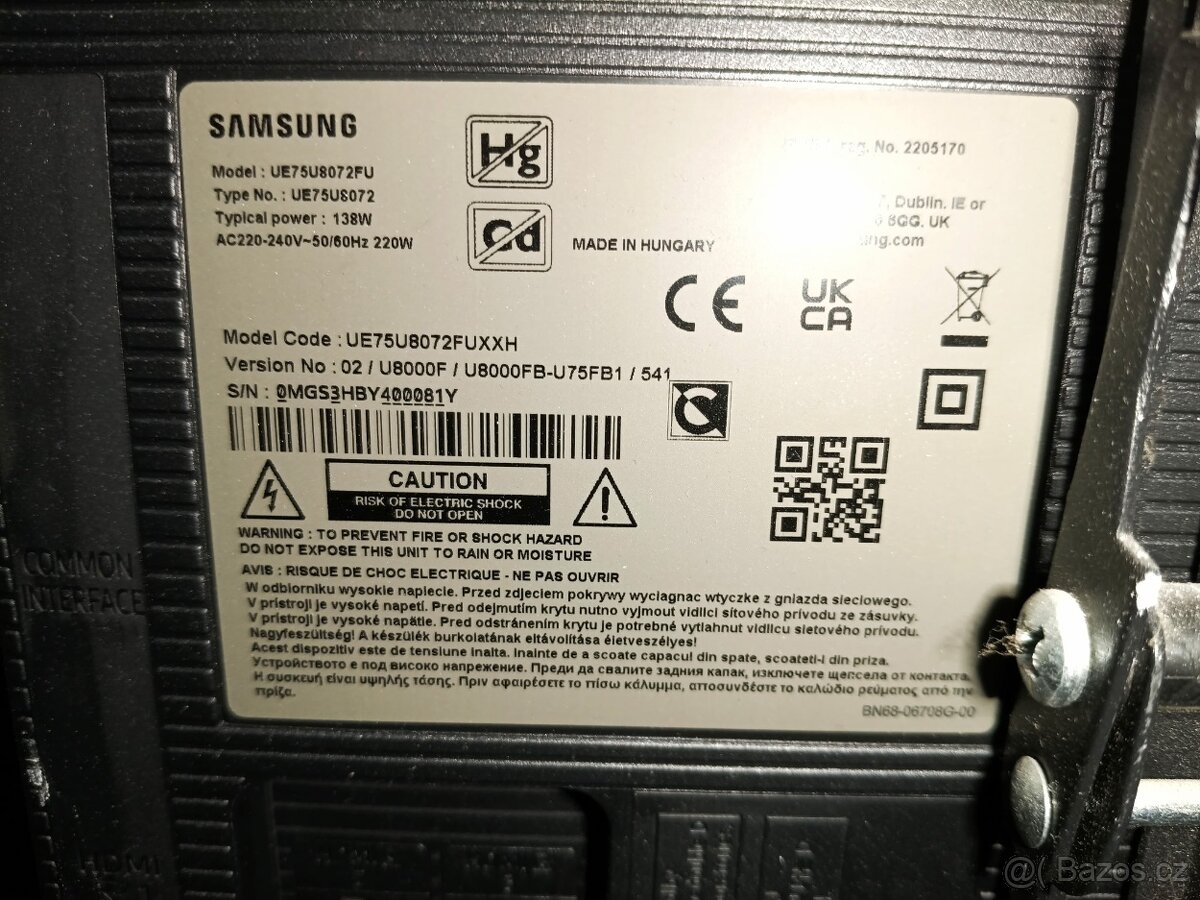 Samsung Smart 75 palců - 2
