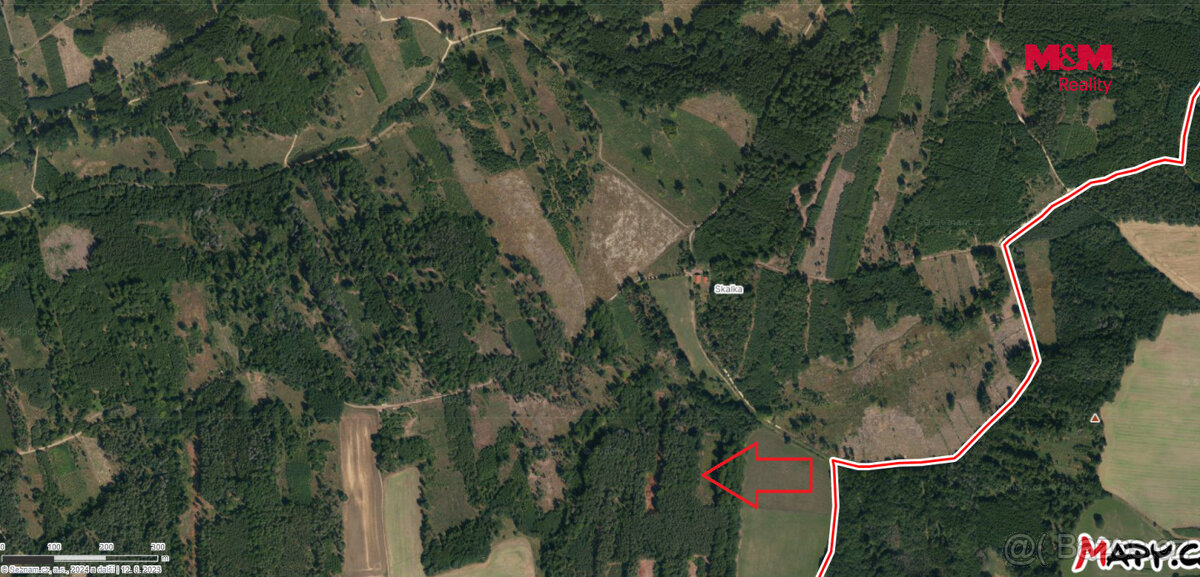 Prodej lesa, 17738 m², Jetětice - 2