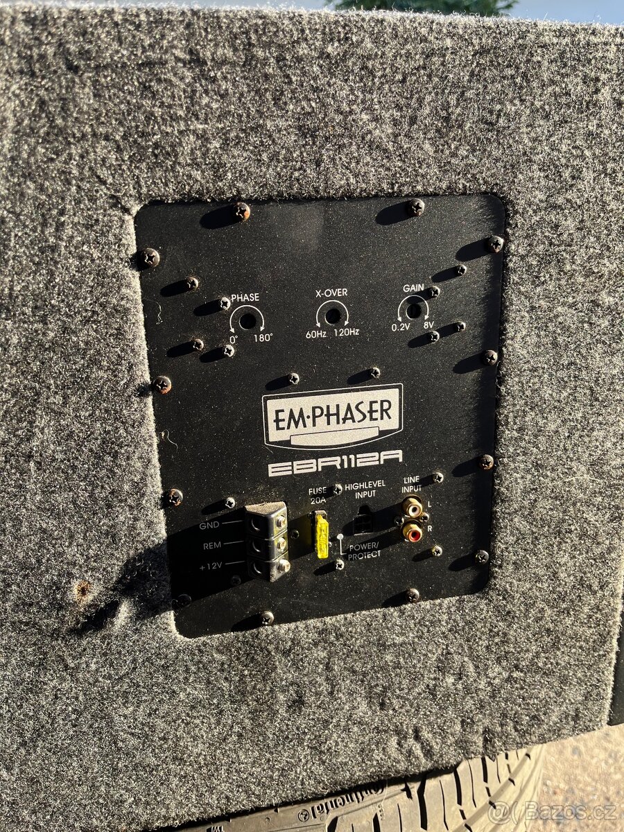 Aktivní subwoofer do auta Emphaser EBR112A - 2