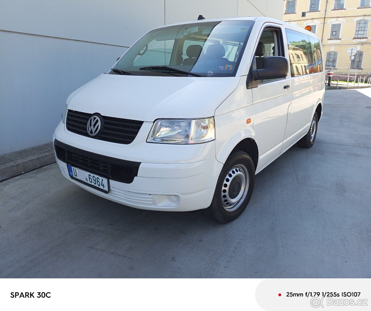 Vw transportér T5 1.9TDI 63kw 9 míst - 2