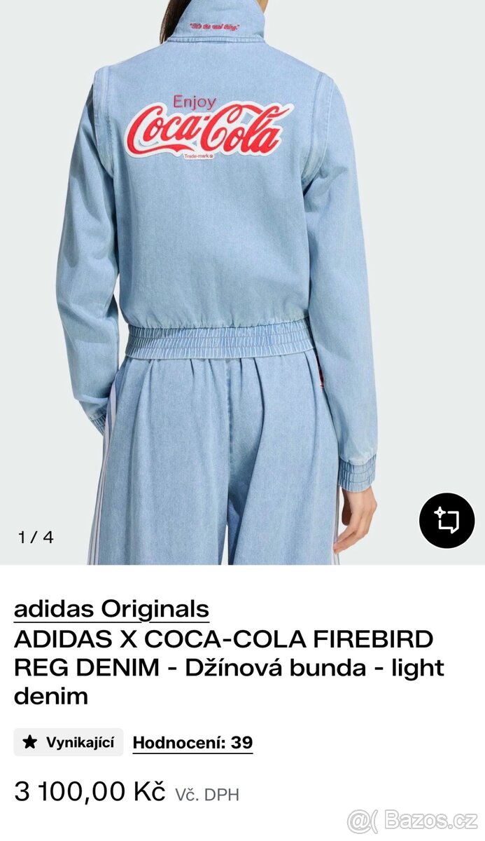 Nová origo Adidas bunda PC 3000 Kč - 2