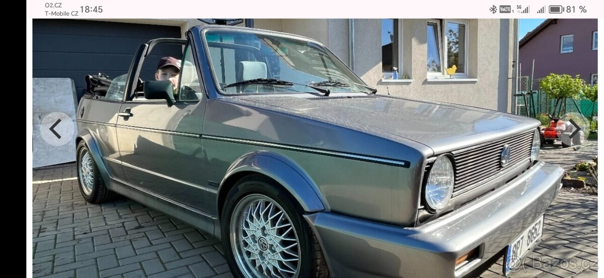 Golf 1 Cabrio 1.6 benzín - 2