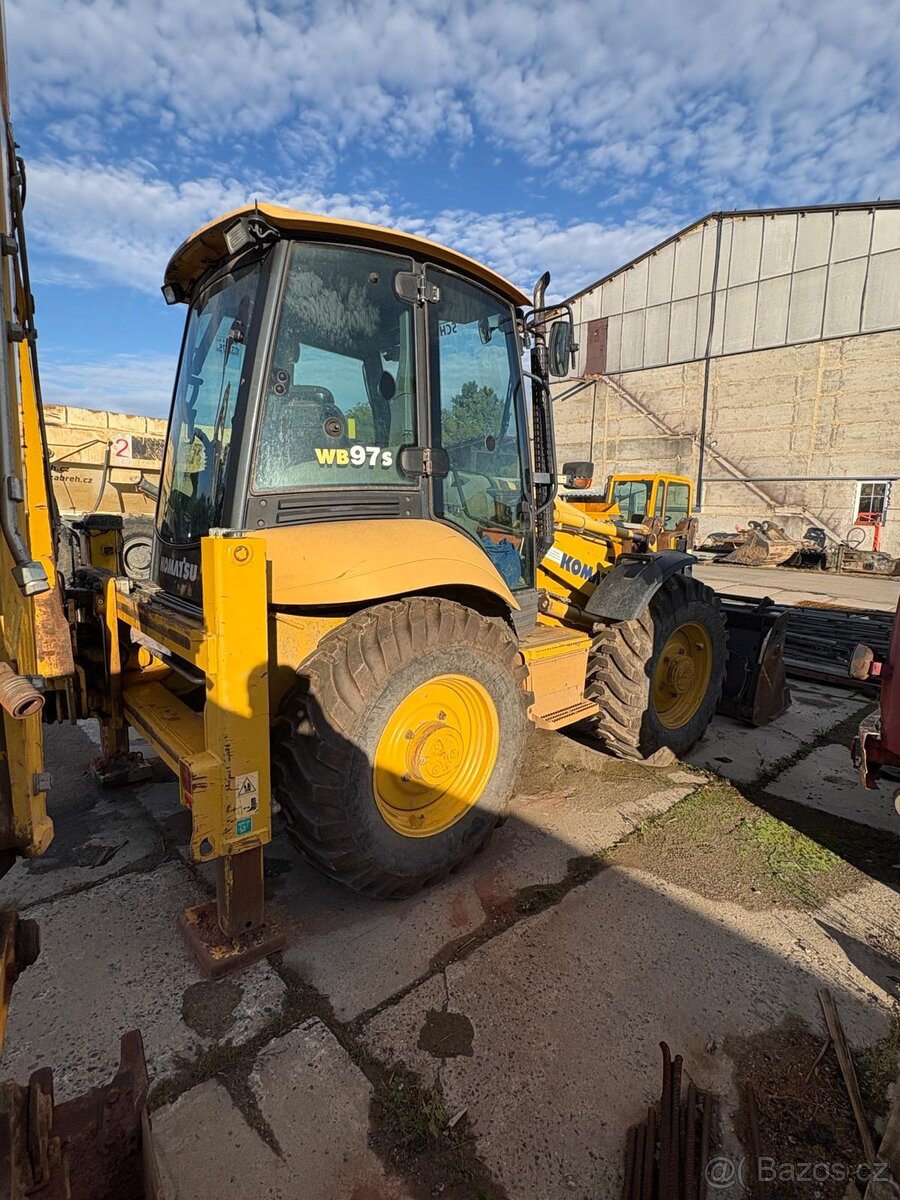 Komatsu – traktorbagr WB97S-5 - 2