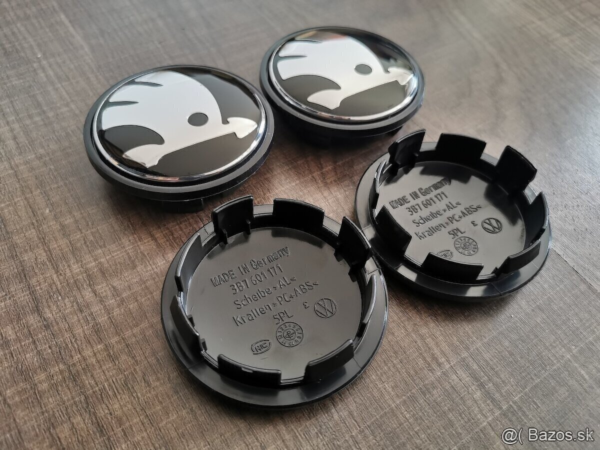 Středové kryty kol Škoda 65mm - 2