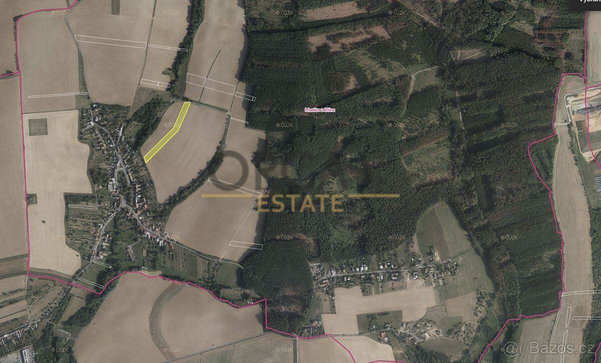 0,4 ha pozemku v k.ú. Lhotka u Zlína - 2