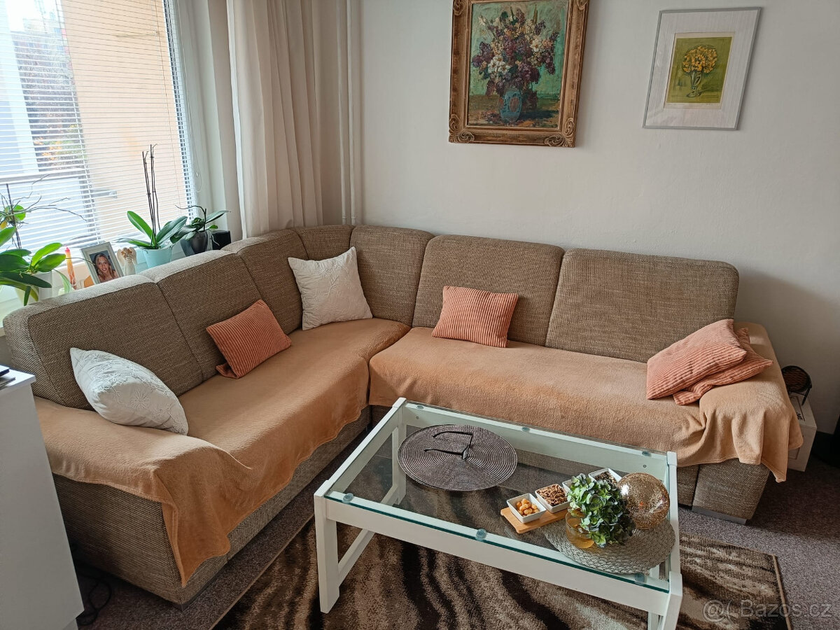 Rozkládací rohová sedací souprava - 2