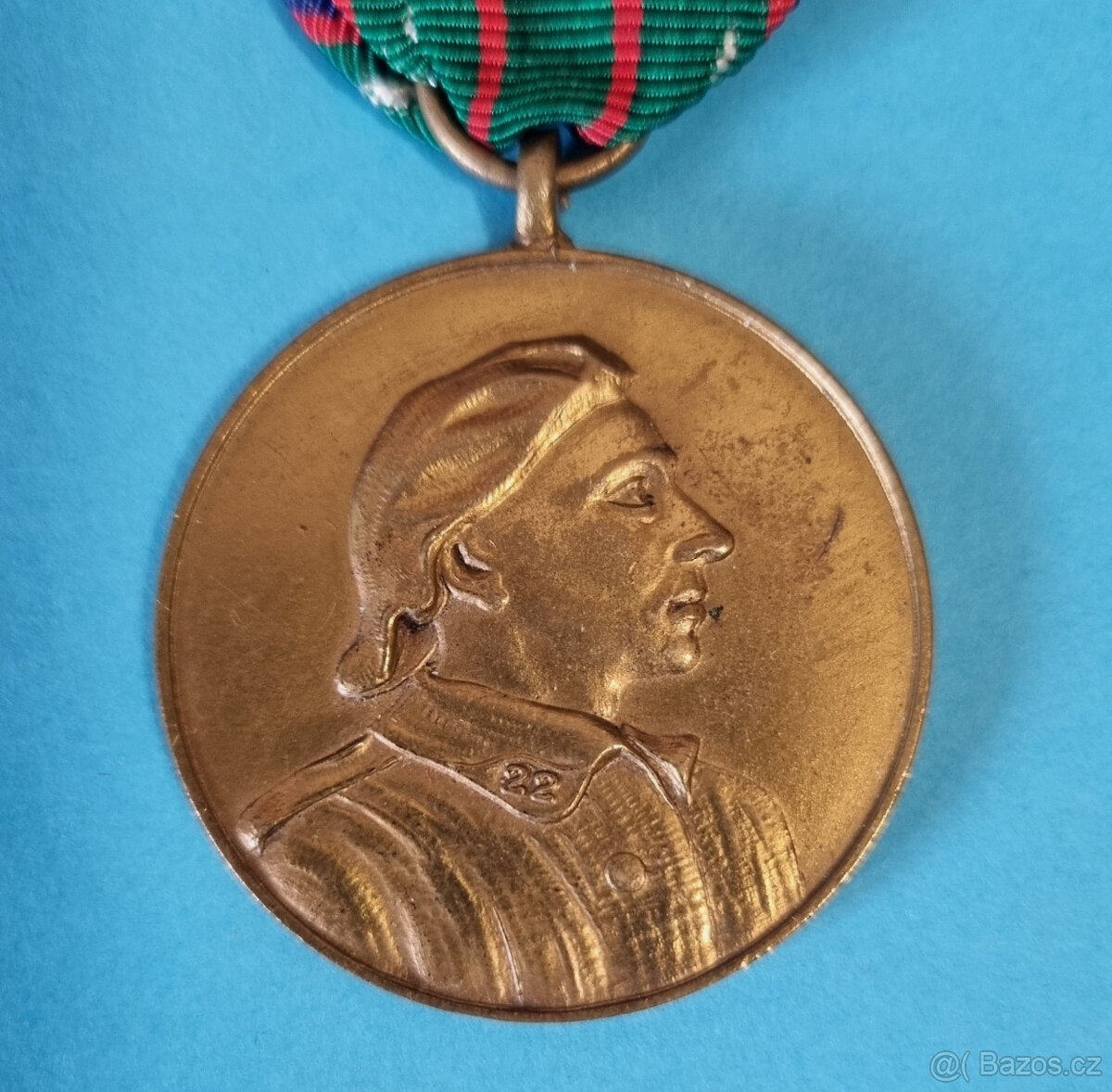 Pamětní medaile 22. střeleckého pluku Argonského velmi pěkná - 2