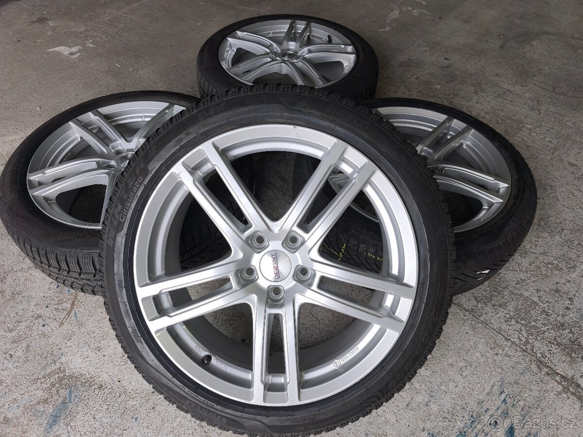 Alu kola 5x112 r19 zimní pneumatiky 215/50 r19 - 2