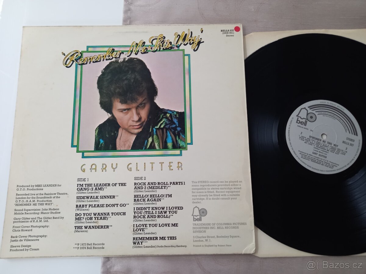 Gary GLITTER „Remember Me This Way“ /Bell 1974/ Do You Wann - 2