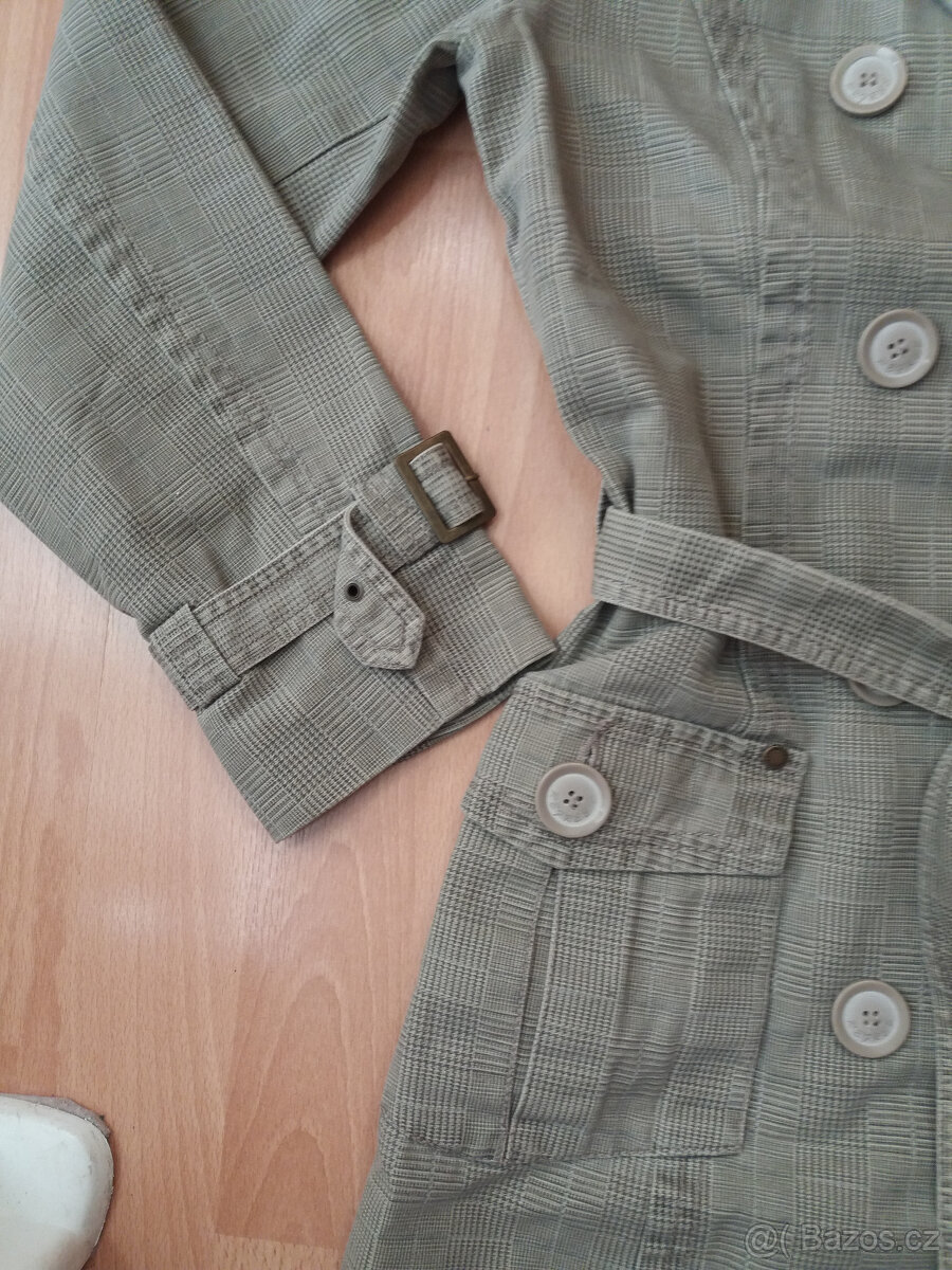 KABÁTEK DÁMSKÝ S PÁSKEM - 2