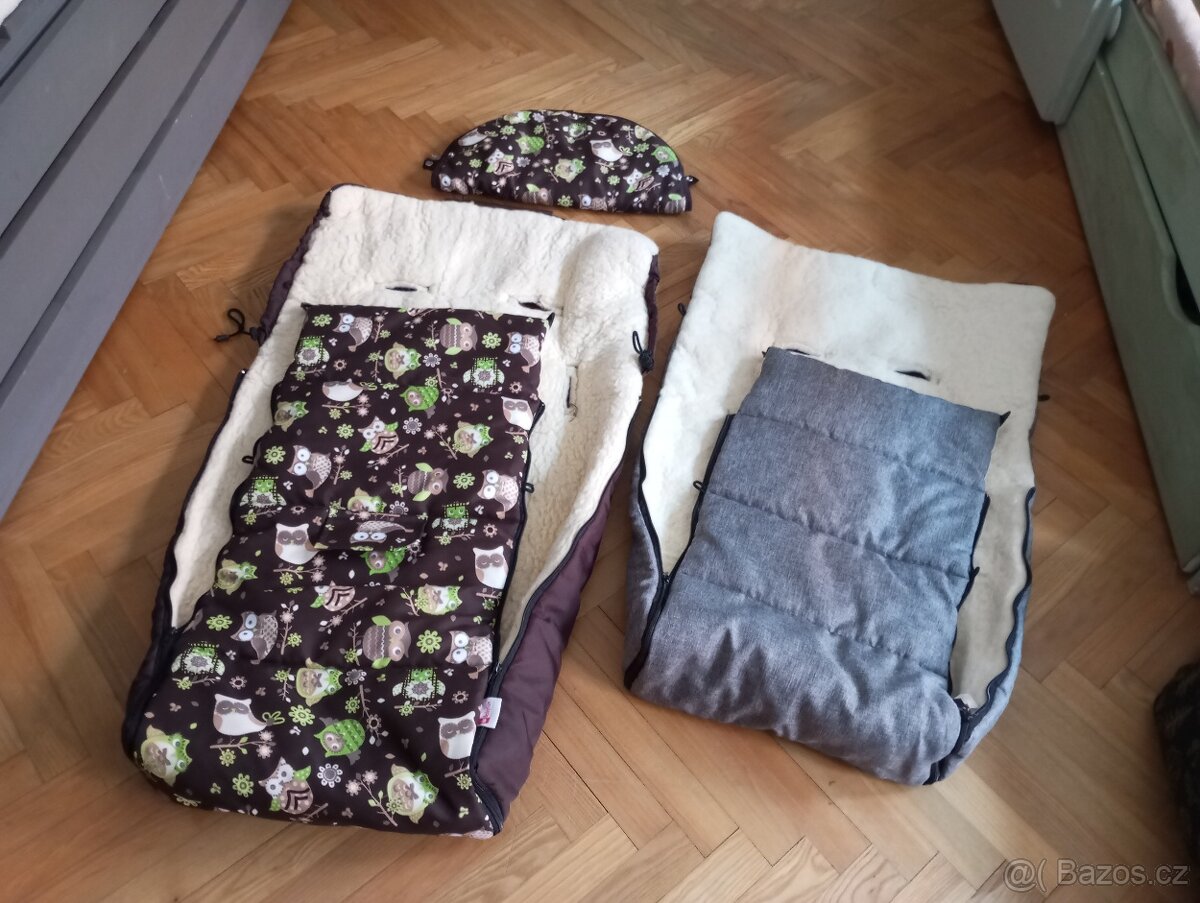 Fusak s ovčí vlnou + rukávník - 2