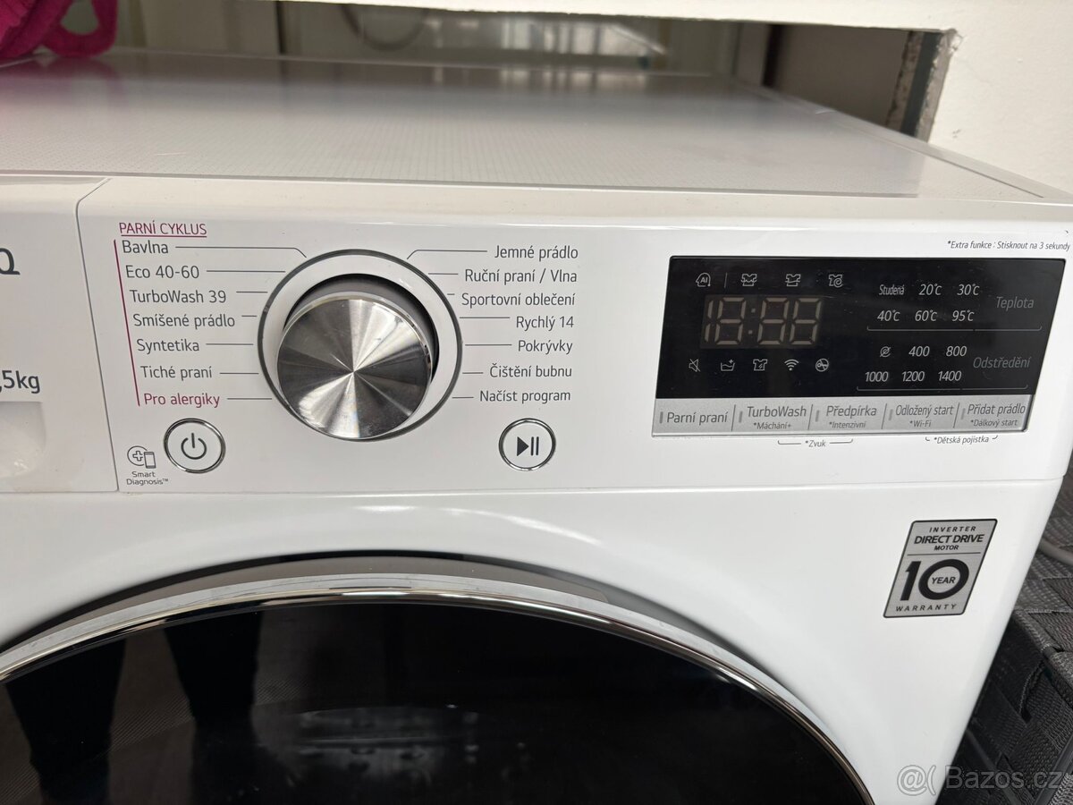 Pračka 10,5kg - 2