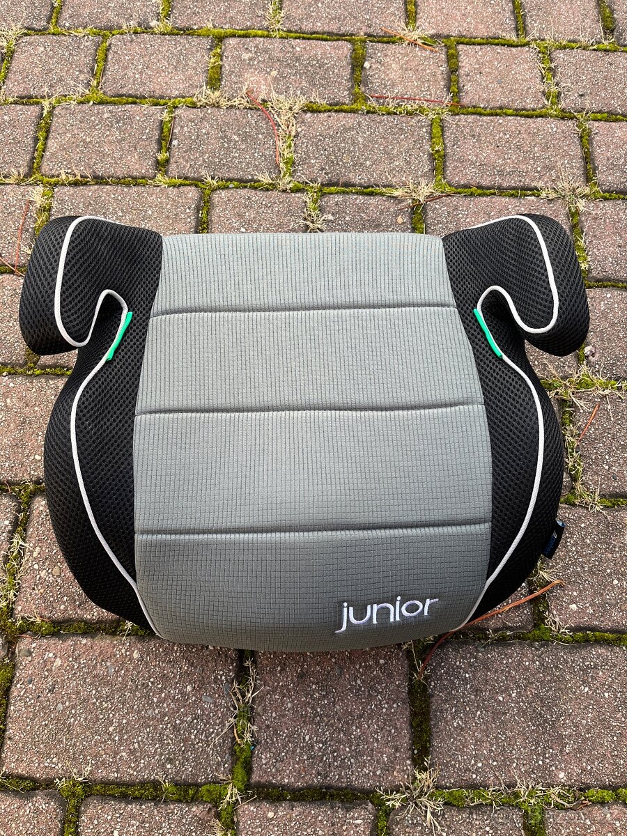 Podsedák do auta Junior MAX 15-36kg, šedý - 2