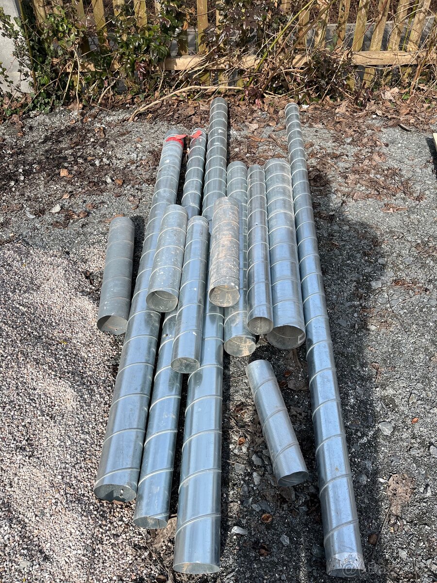 Trubky vzduchotechnika pozink - 2