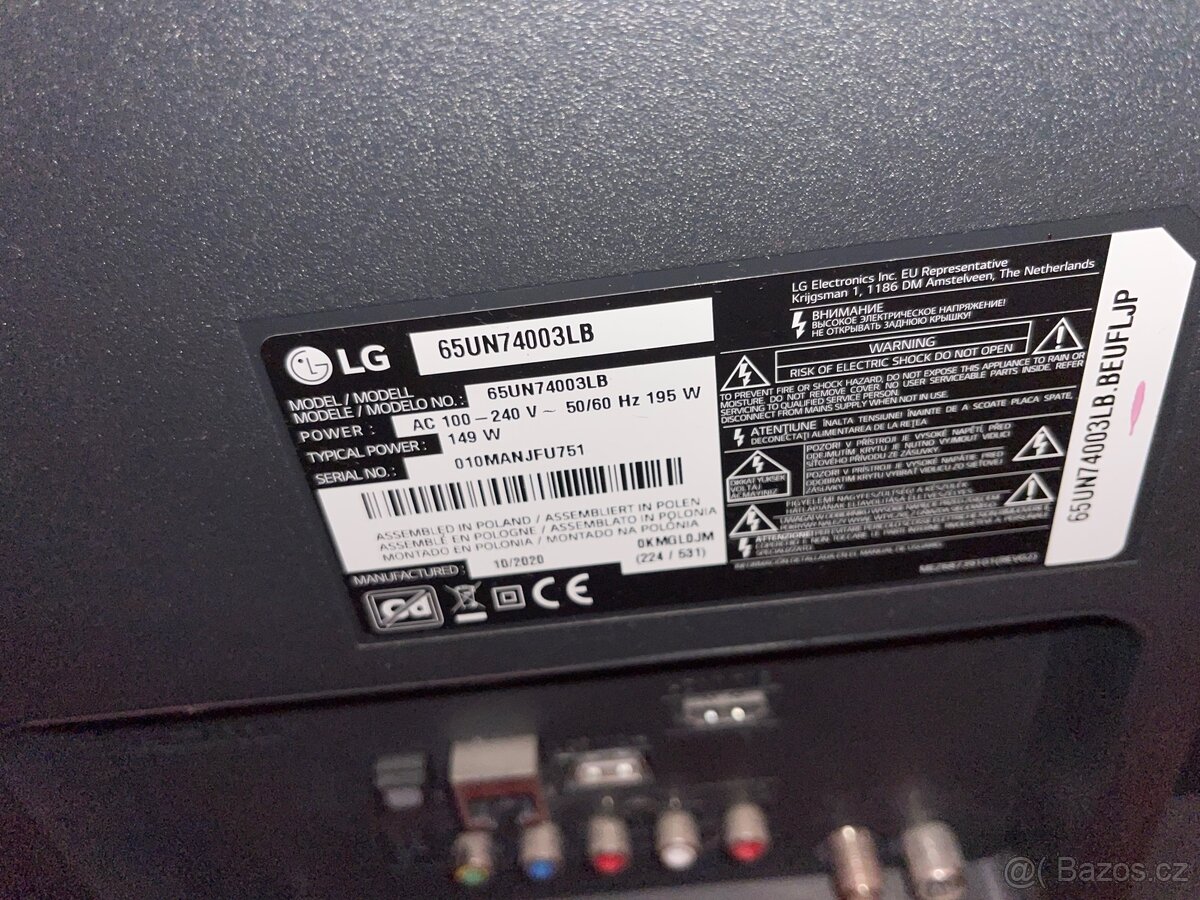 Televize LG 65’’ - 2