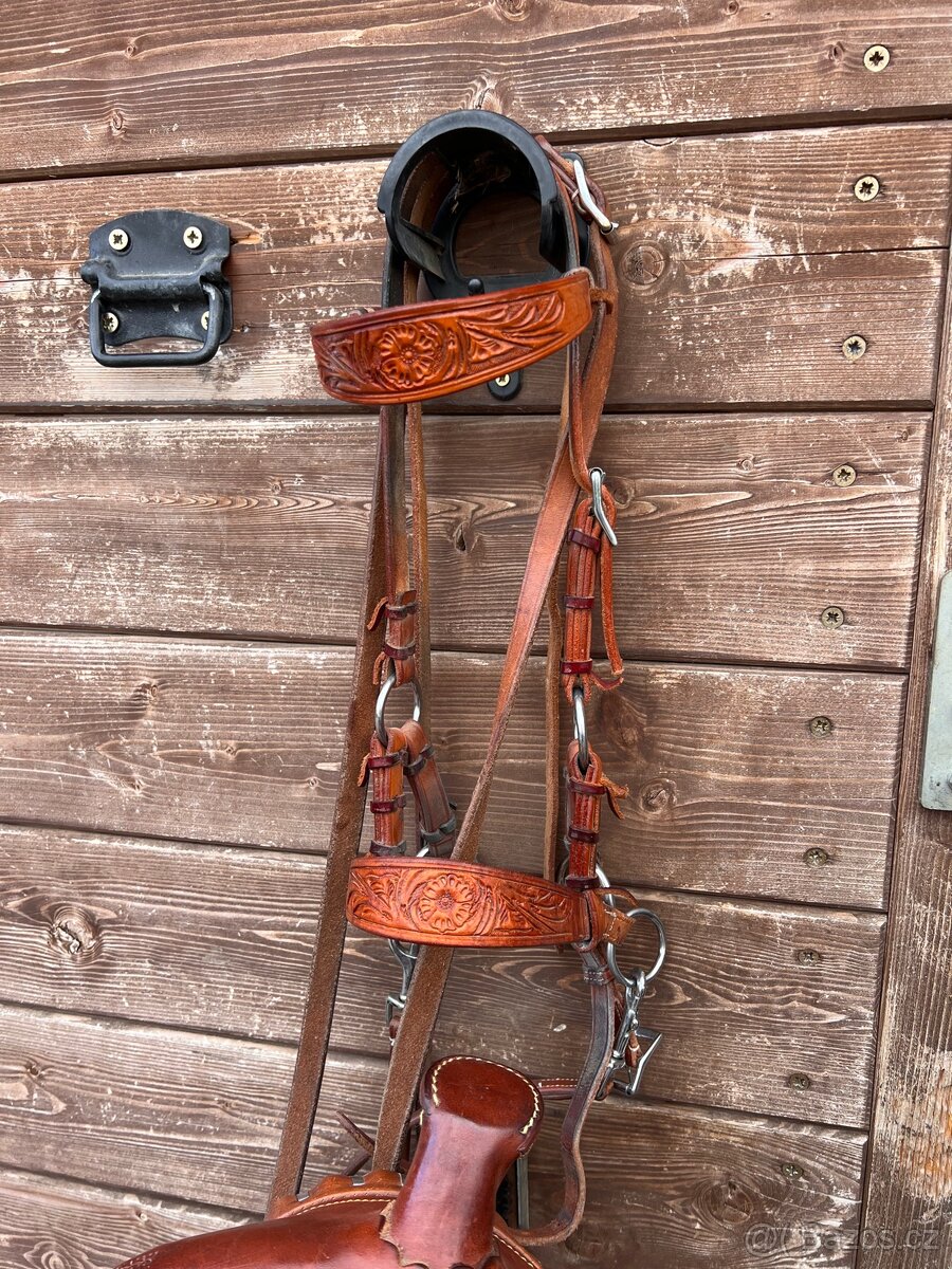 Westernový pony sidepull - 2