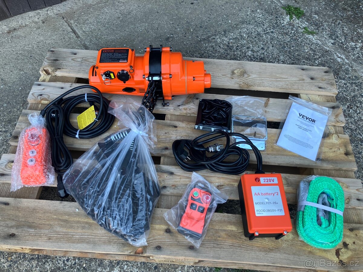 Elektrický řetězový kladkostroj 1000 Kg - 2